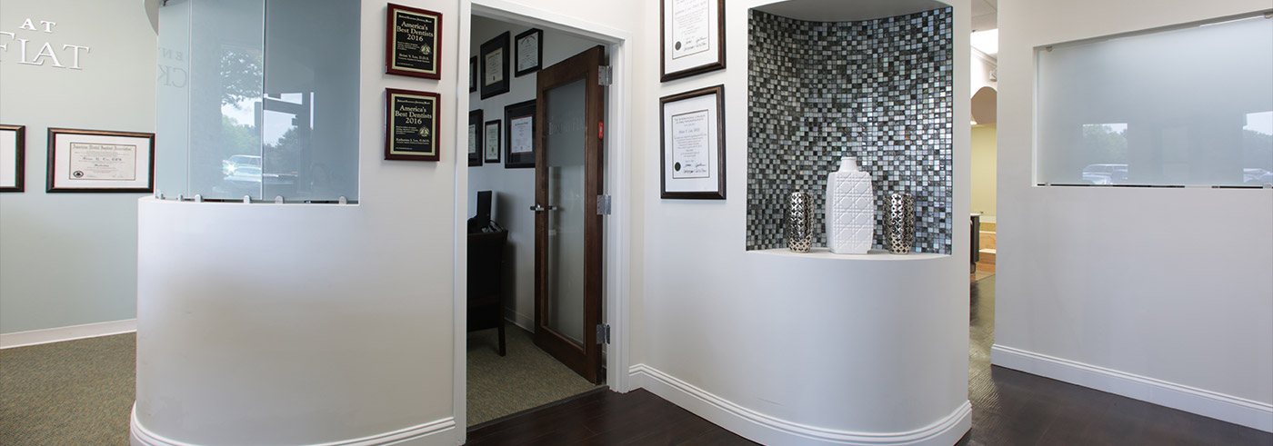 Hallway leading to treatment rooms