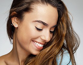 Woman with gorgeous smile