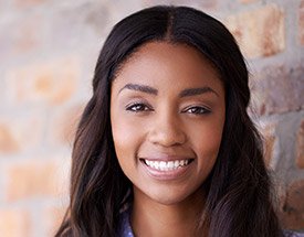 Young woman with beautiful smile