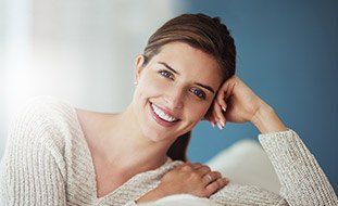 Young woman with healthy smile